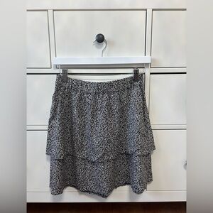 Madewell Pull-On Tier Mini Skirt